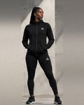 GE Women's Black Zip Tracksuit Set