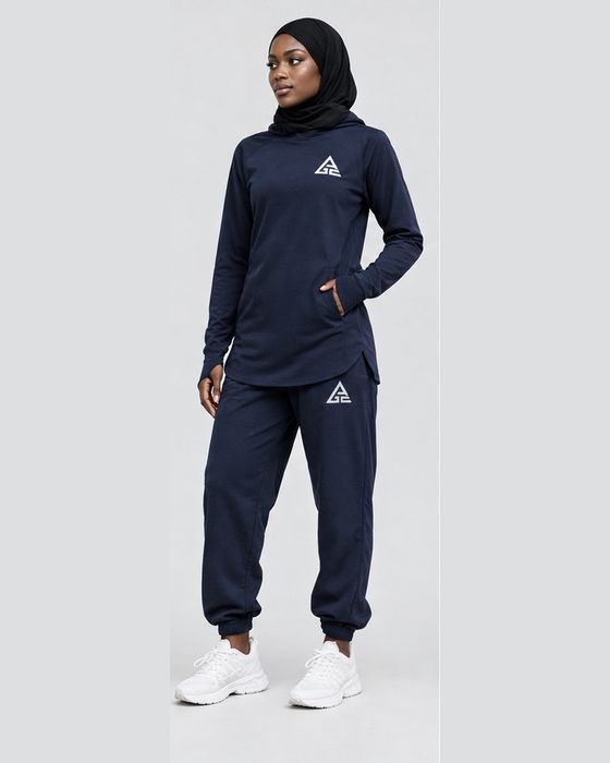 GE Navy Blue Hijabi Set