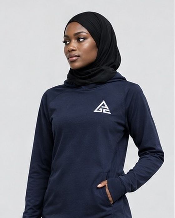GE Navy Blue Hijabi Set