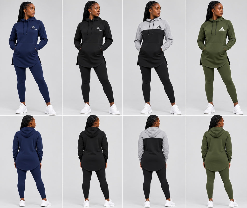 GE Modest Elongated Hoodie & Leggings Set