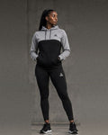 GE Grey & Black Hoodie & Leggings Set