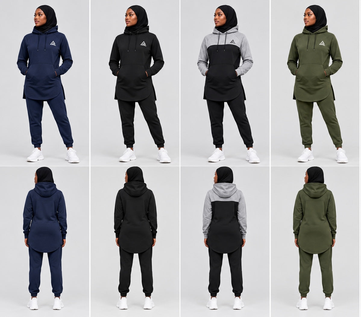 GE Modest Elongated Hoodie & Joggers Set